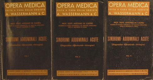 Sindromi addominali acute. Diagnostica differenziale chirurgica - Antonio De Castro - copertina