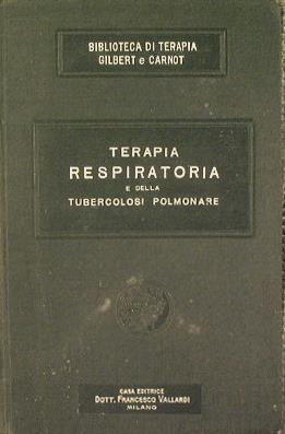 Terapia delle Vie Respiratorie e della Tubercolosi Polmonare - copertina