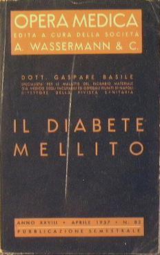 Il Diabete Mellito - Gaspare Basile - copertina