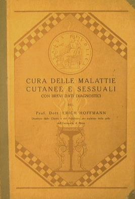 Cura delle malattie cutanee e sessuali - Erich Hoffmann - copertina