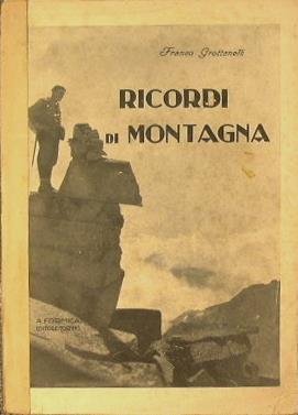 Ricordi di montagna - Franco Grottanelli - copertina