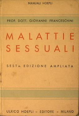 Malattie sessuali - Giovanni Franceschini - copertina