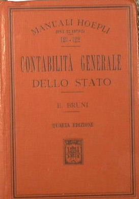 Contabilità generale dello stato - Enrico Bruni - copertina