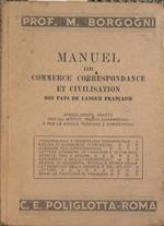 Manuel de commerce correspondance et civilisation de pays de langue francaise