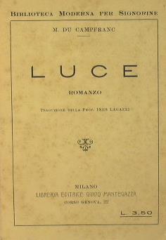 Luce - M. Du Campfranc - copertina