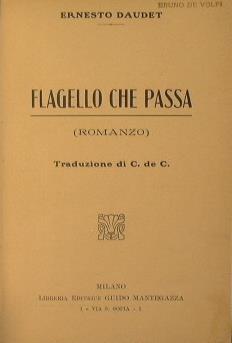 Flagello che passa - Ernest Daudet - copertina