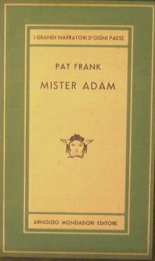 Mister Adam - Pat Frank - copertina