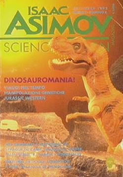 Science fiction magazine - Isaac Asimov - copertina