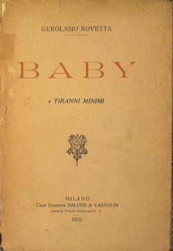 Baby e Tiranni minimi - Gerolamo Rovetta - copertina