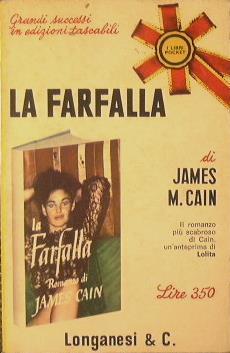 La farfalla - James M. Cain - copertina