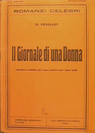 Il giornale di una donna - Octave Feuillet - copertina