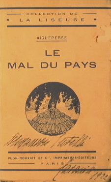 Le Mal du pays - Matilde Aigueperse - copertina