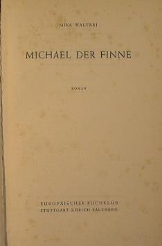 Michael der Finne - Mika Waltari - copertina