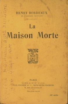 La maison morte - Henry Bordeaux - copertina