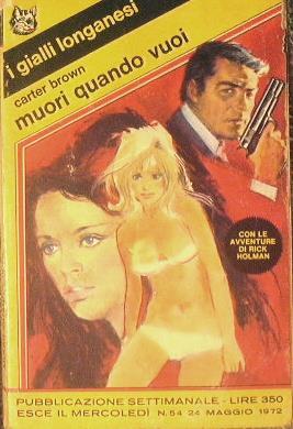 Muori quando vuoi - Carter Brown - copertina