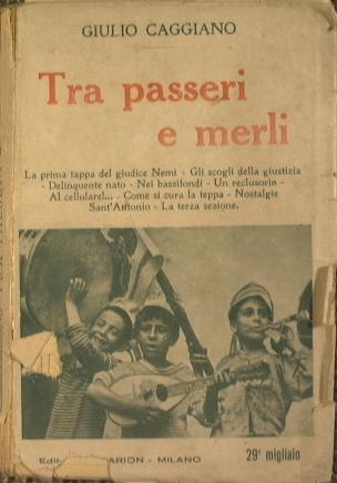 Tra passeri e merli. La prima tappa del giudice Nemi. Gli scogli della giustizia. Delinquente nato. Nei bassifondi. Un reclusorio. Al cellulare!. -Come si cura la teppa. Nostalgie. Sant'Antonio. La terza sezione - Giulio Caggiano - copertina