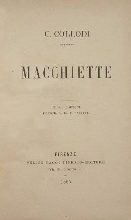 Macchiette - Carlo Collodi - copertina