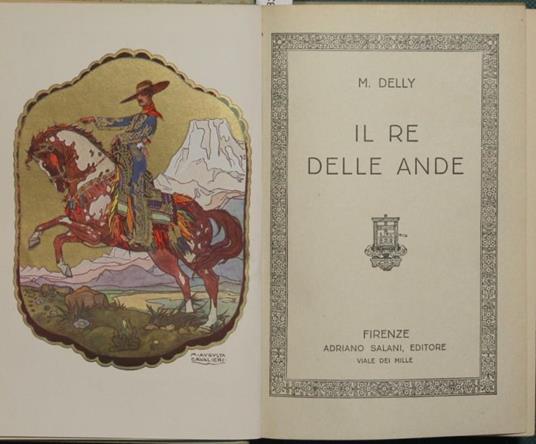 Il re delle Ande - Delly - copertina