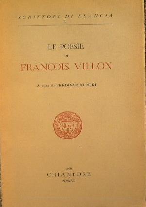 Le poesie - François Villon - copertina