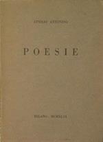 Poesie con due lettere ad un poeta sopra alcune ragioni probabili della poesia e della civiltà di Luciano Anceschi