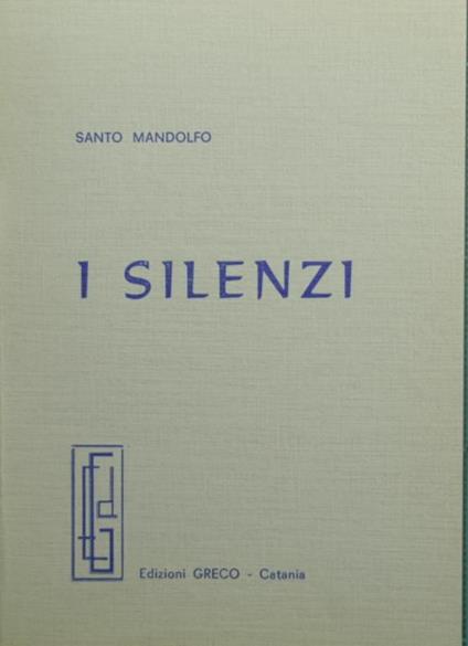 I silenzi - Santo Mandolfo - copertina