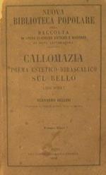 Callomazia. Poema estetico-didascalico sul bello