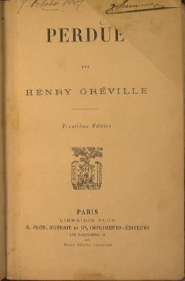 Perdue - Henry Gréville - copertina