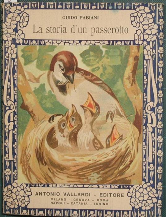 La storia d'un passerotto - Guido Fabiani - copertina