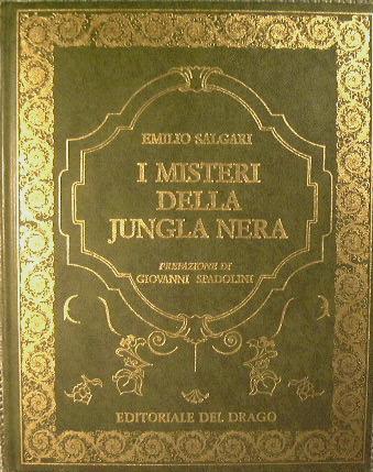 I misteri della jungla nera - Emilio Salgari - copertina