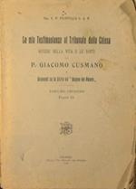 Le mie testimonianze al tribunale della chiesa. Notizie sulla vita e le virtù del P.Giacomo Cusumano e documenti su la storia del ''Boccone del poverò'