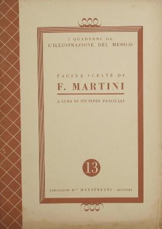 Pagine scelte di F. Martini - F. Martini - copertina