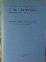 Note di Economia dei Beni Culturali e Ambientali Rivista di analisi dei problemi di finanziamento,valutazione e gestione dei progetti di investimento per il restauro e la valorizzazione dei beni culturali