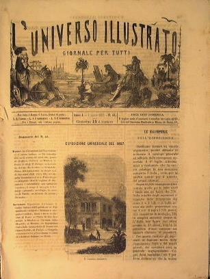 L' Universo illustrato. Giornale per tutti - copertina