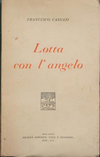 Lotta con l'angelo - Francesco Casnati - copertina