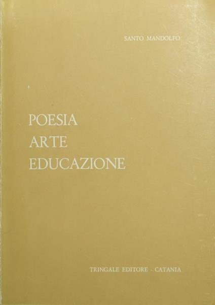 Poesia arte educazione - Santo Mandolfo - copertina