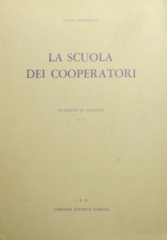 La scuola dei cooperatori - Santo Mandolfo - copertina