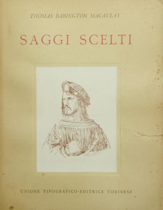 Saggi scelti - Thomas Babington Macaulay - copertina