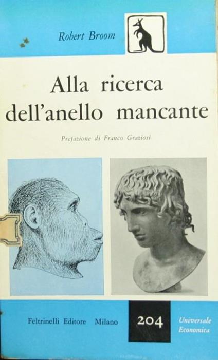 Alla ricerca dell'anello mancante - Robert Broom - copertina