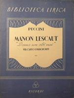 Manon Lescaut. Donna non vidi mai