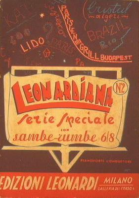 Leonardiana serie speciale con sambe-rumbe 6/8 - copertina