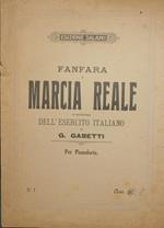 Fanfara e Marcia Reale d'ordinanza dell'Esercito Italiano. Per Pianoforte