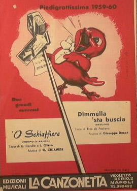 Dimmela ' sta buscia + ' O Schiaffere - copertina