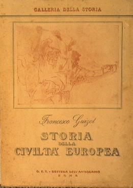 Storia della civiltà Europea - François Guizot - copertina