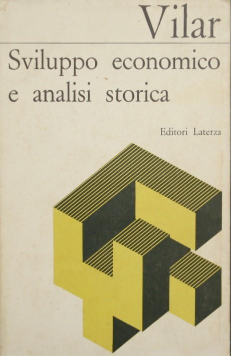 Sviluppo economico e analisi storica - Pierre Vilar - copertina