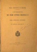 Conferimento dei premi Vittorio Emanuele II. E del premio Ceneri