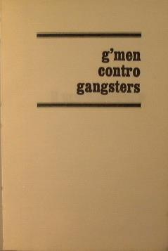 Gangster contro G-Men - copertina