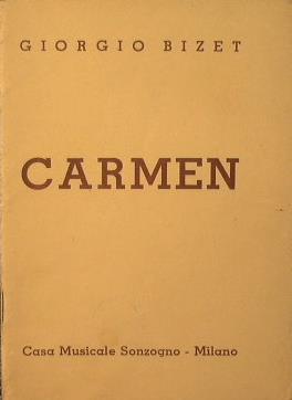 Carmen - Georges Bizet - copertina