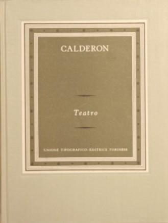 Teatro - Pedro Calderón de la Barca - copertina