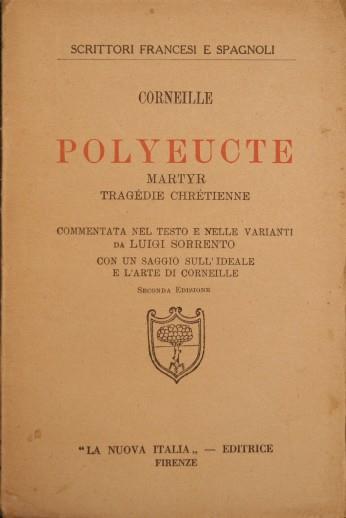 Polyeucte. Martyr. Tragédie chrétienne - Pierre Corneille - copertina