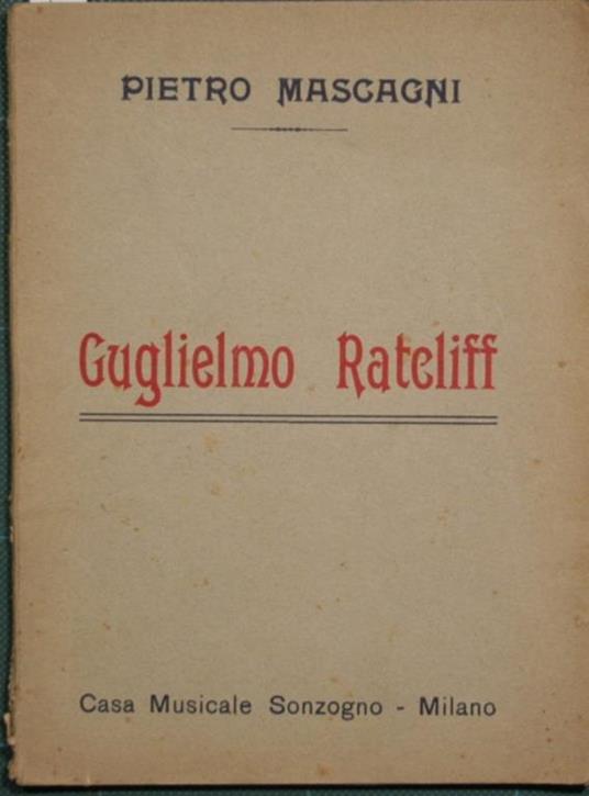 Guglielmo Ratcliff. Tragedia in quattro quadri - Heinrich Heine - copertina